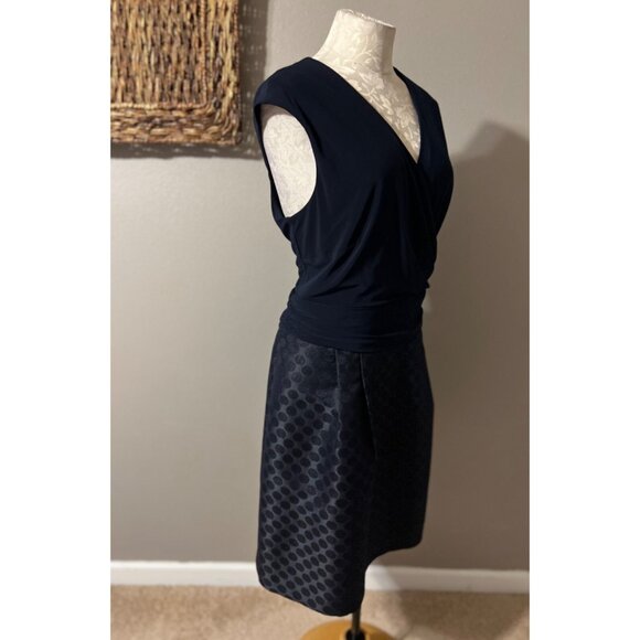 American Living Ralph Lauren Dress 18 Blue A Line Stretch Church Party Career - Picture 3 of 7